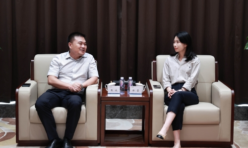 民生银行杭州分行行长张波莅临腾博会官网调研