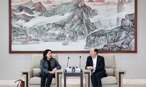 收支口银行浙江省分行党委书记、行长孙娟晓莅临腾博会官网调研