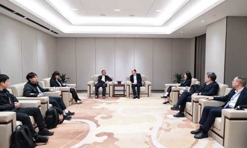 中咨公司总工程师、、、工会主席杨上明莅临腾博会官网调研