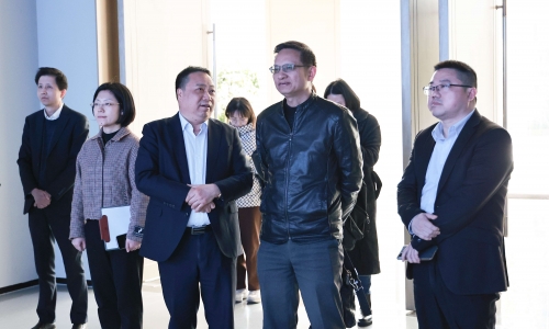 浙江省经信厅投资处调研员屠国富莅临腾博会官网调研