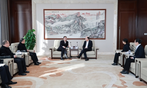 工商银行嘉兴分行行长蒋顺根一行莅临腾博会官网调研