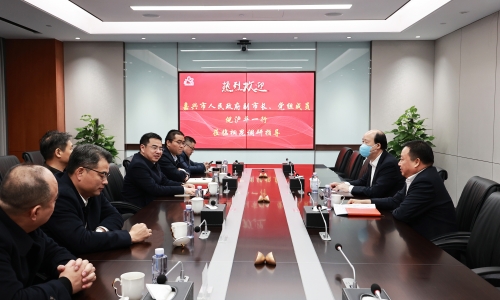 嘉兴市人民政府副市长倪沪平一行莅临腾博会官网调研