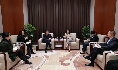 平安银行嘉兴分行行长周均一行莅临腾博会官网调研