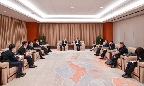 中国工商银行浙江省分行党委副书记周灿森莅临腾博会官网调研