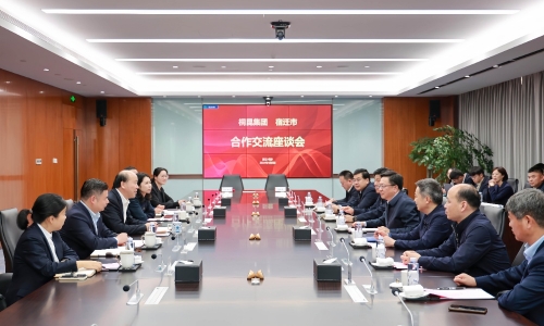 宿迁市委书记陈忠伟莅临腾博会官网调研