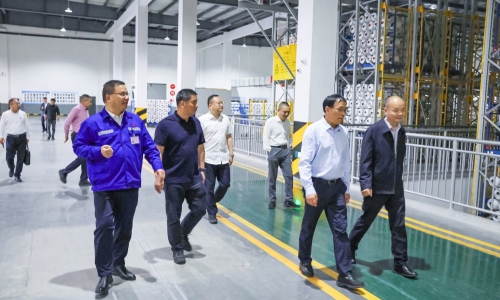 桐乡市政协党组书记、、、主席陈林根莅临腾博会官网恒阳调研