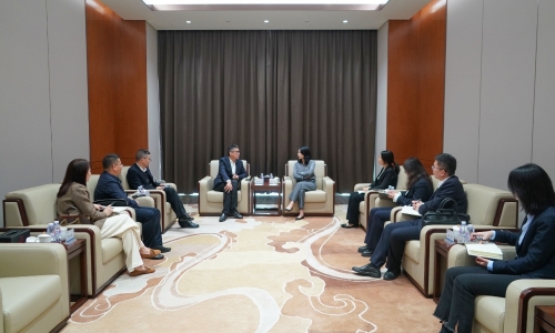 中国银行嘉兴分行行长娄永海莅临腾博会官网调研